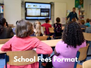 School Fees Format
