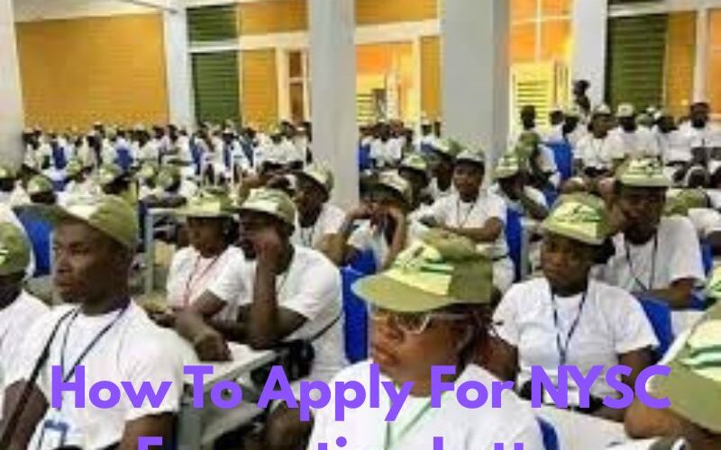 How To Apply For NYSC Exemption Letter