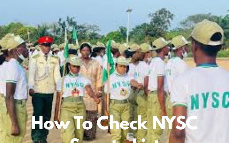 How To Check NYSC Senate List